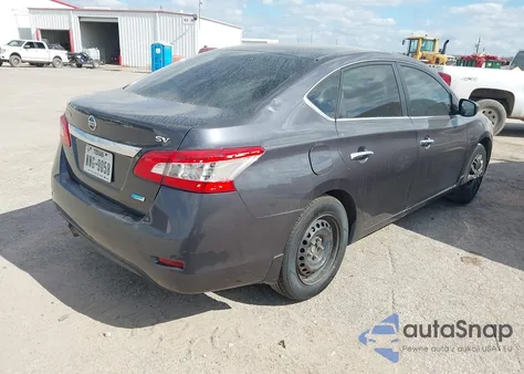 2014 Nissan Sentra Sv z USA, uszkodzony, nr VIN 1N4AB7APXEN855601